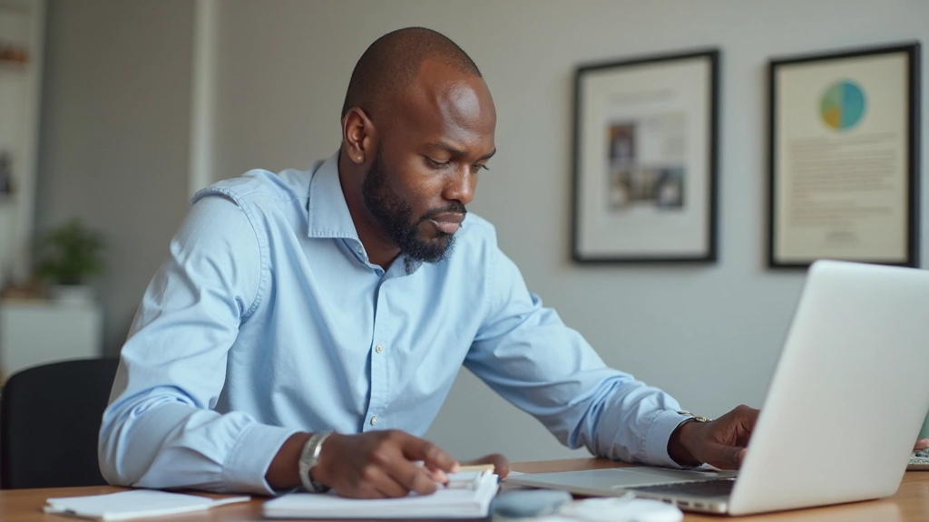 Entrepreneur managing multiple tasks and time management for side business operations